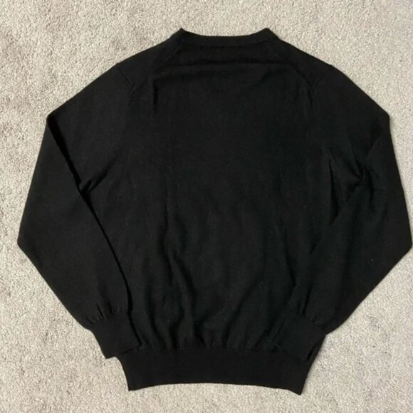 BRITCHES Men’s Black Lightweight V-Neck Long Sleeve Sweater - Picture 5 of 7